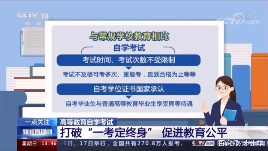 央視新聞為自考發聲：打破“一考定終身”促進教育公平